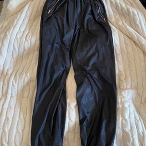 ADAY Hail Yes Joggers, XS, Wetlook with Rose Gold Zippers